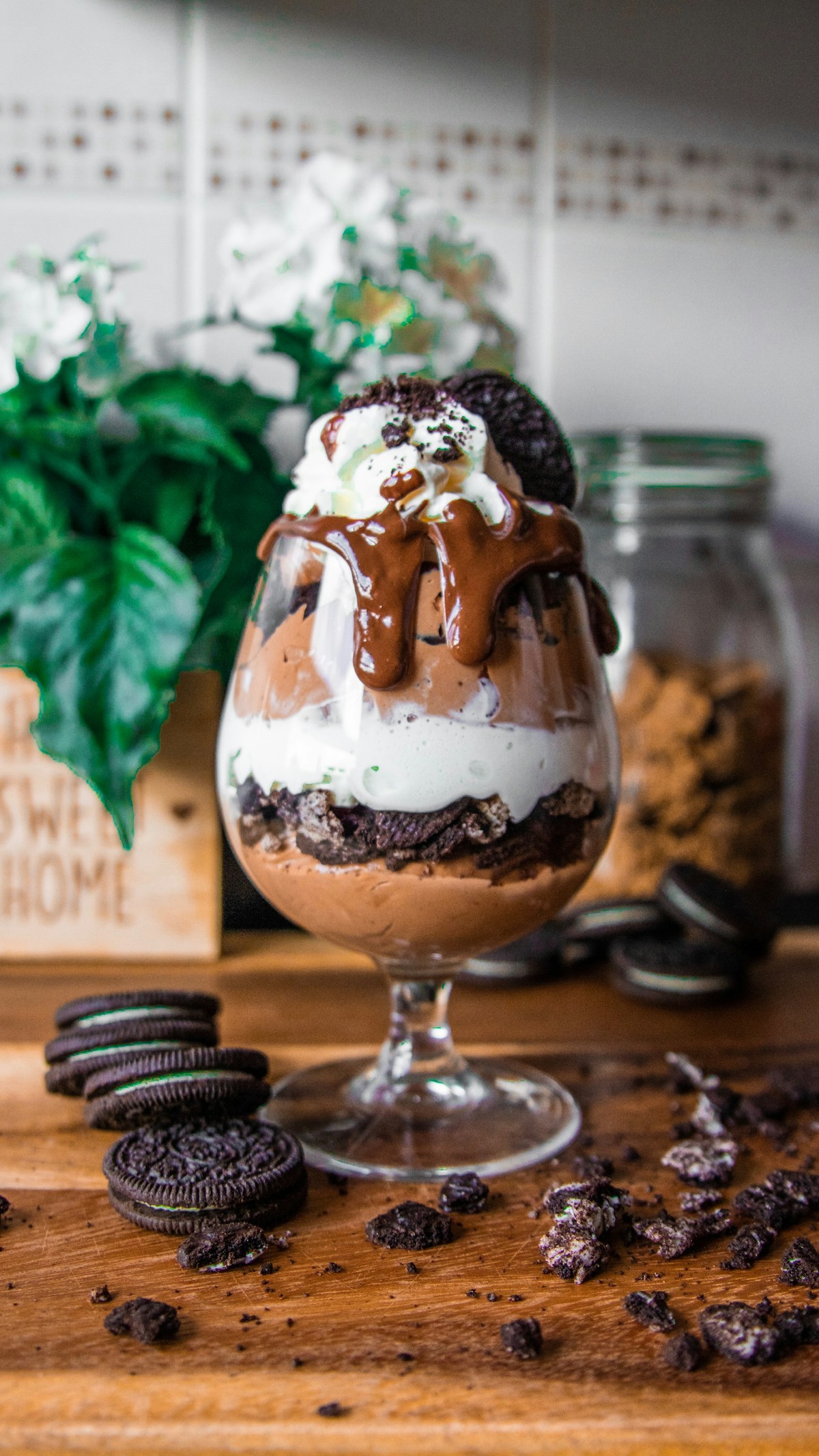 Doce gourmet fotografado como campanha publicitária