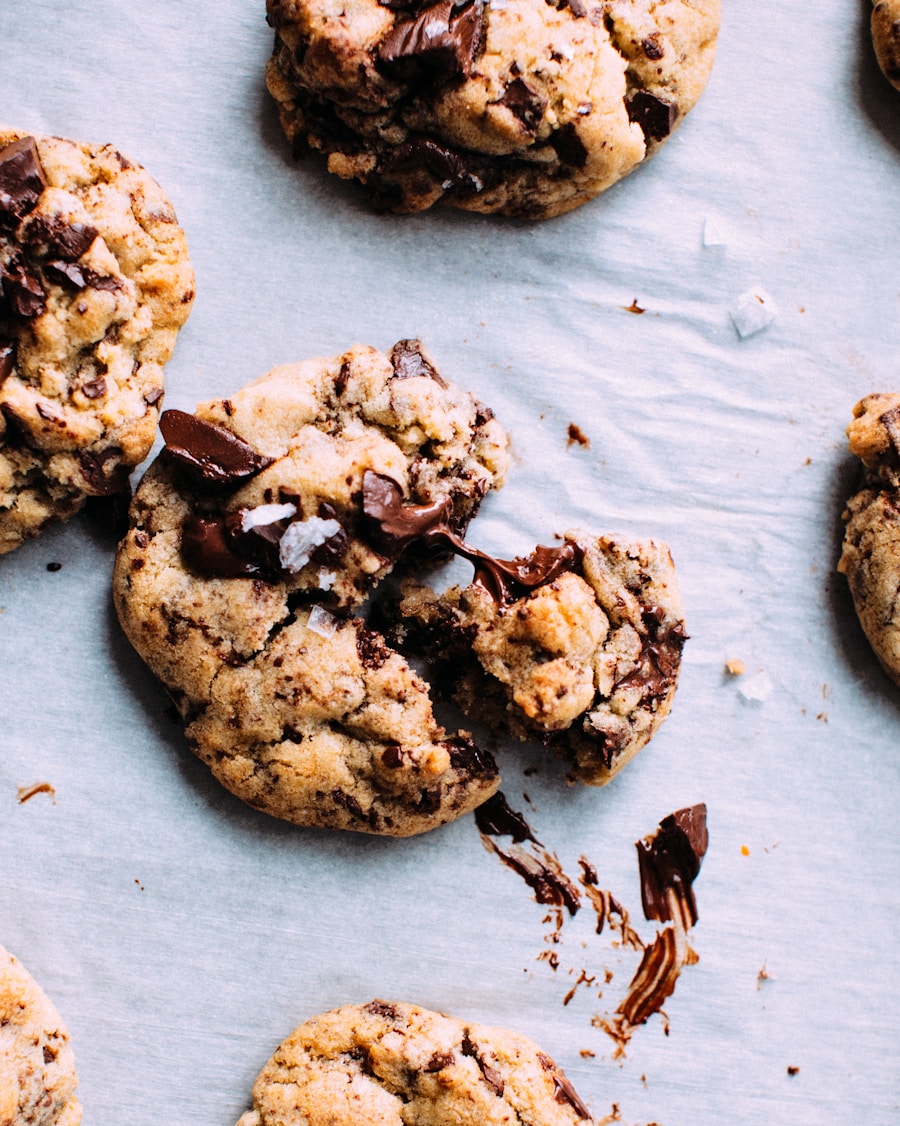 Cookies gourmet com gotas de chocolate